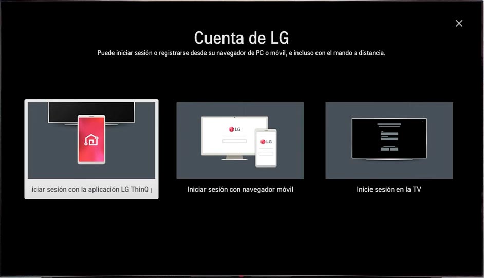 Cuenta LG