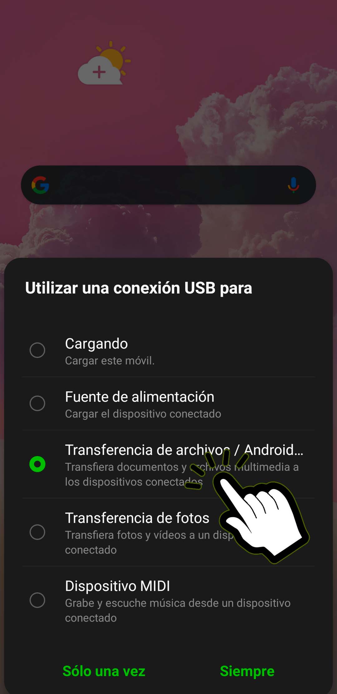 Transferencia de archivo
