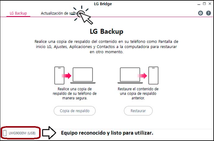 LG Backup