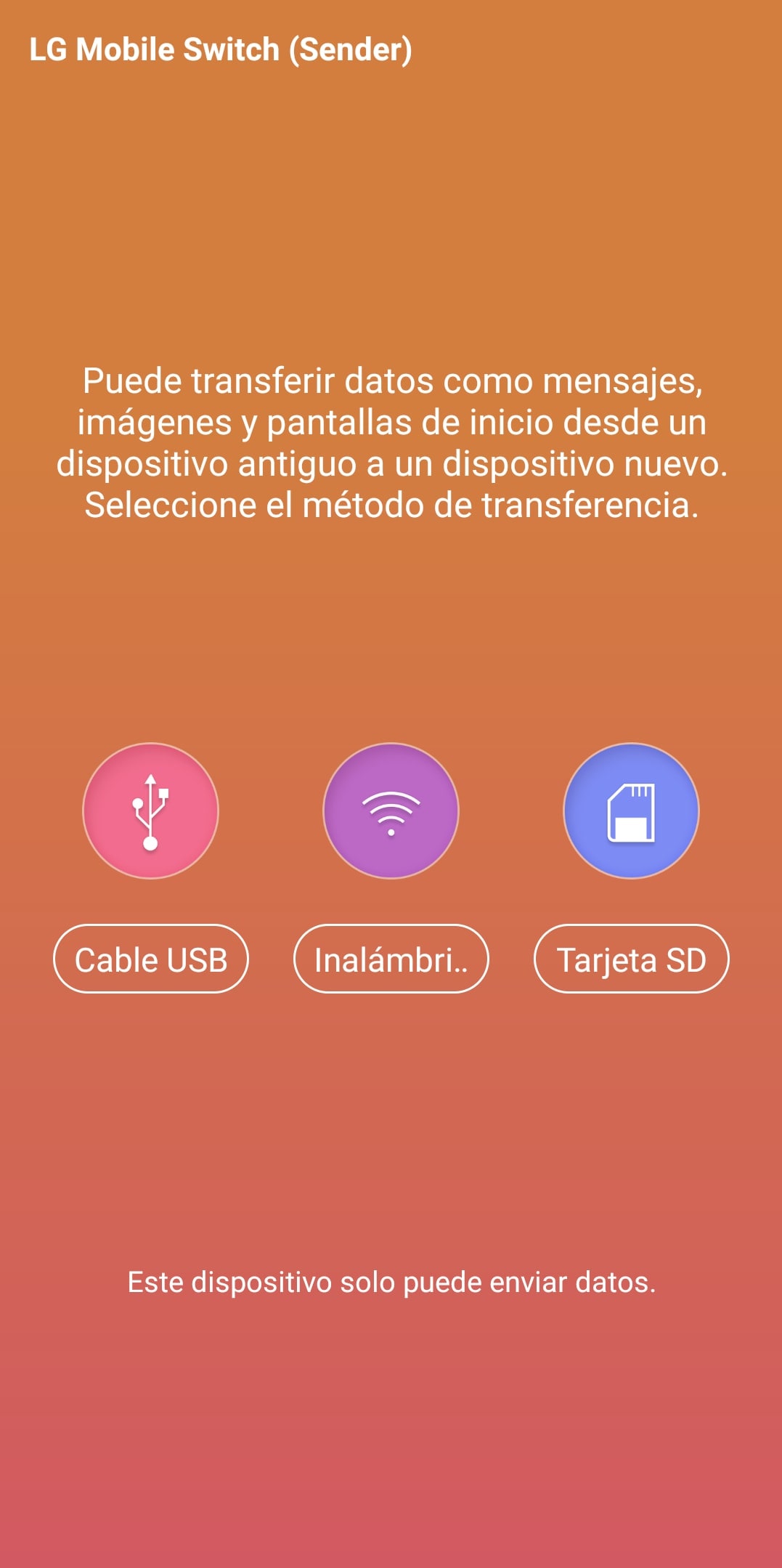 LG Mobile Switch