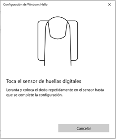 Sensor de huellas digitales
