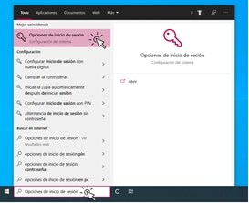 Inicio ajustes y cuentas