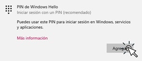 Pin de Windows Hello