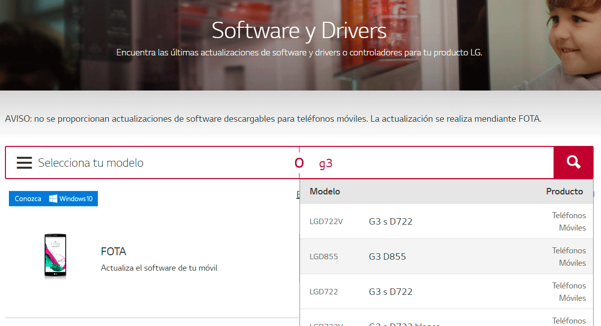 Introduce tu modelo de teléfono móvil