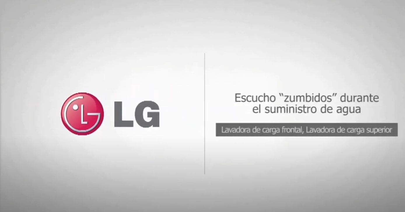 ruidos llenado lavadora