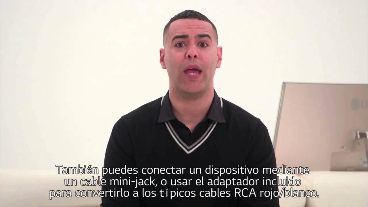 Imagen del vídeo webOS conexión barra de sonido