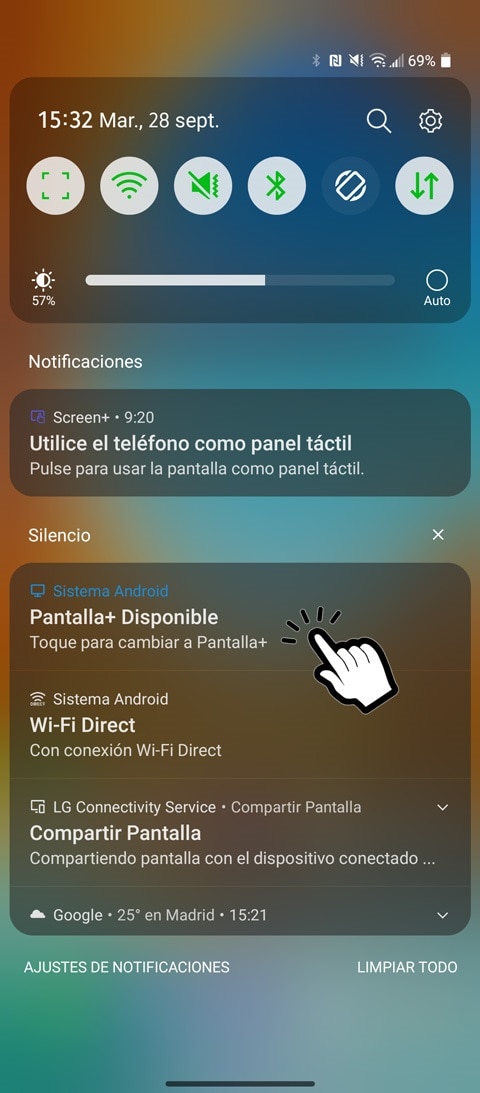 Conectar un teléfono móvil o tablet a Smart TV | LG España