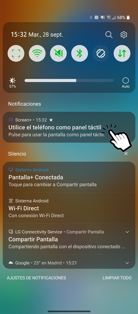Conectar un teléfono móvil o tablet a Smart TV | LG España