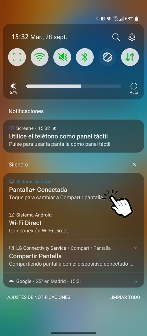 Conectar un teléfono móvil o tablet a Smart TV | LG España