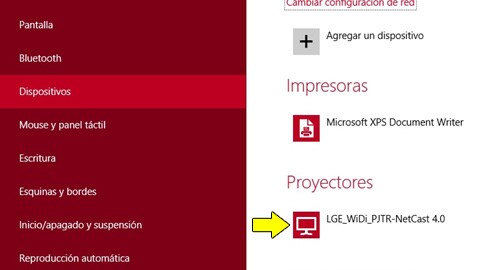 Paso 7 opciones de proyección de imagen