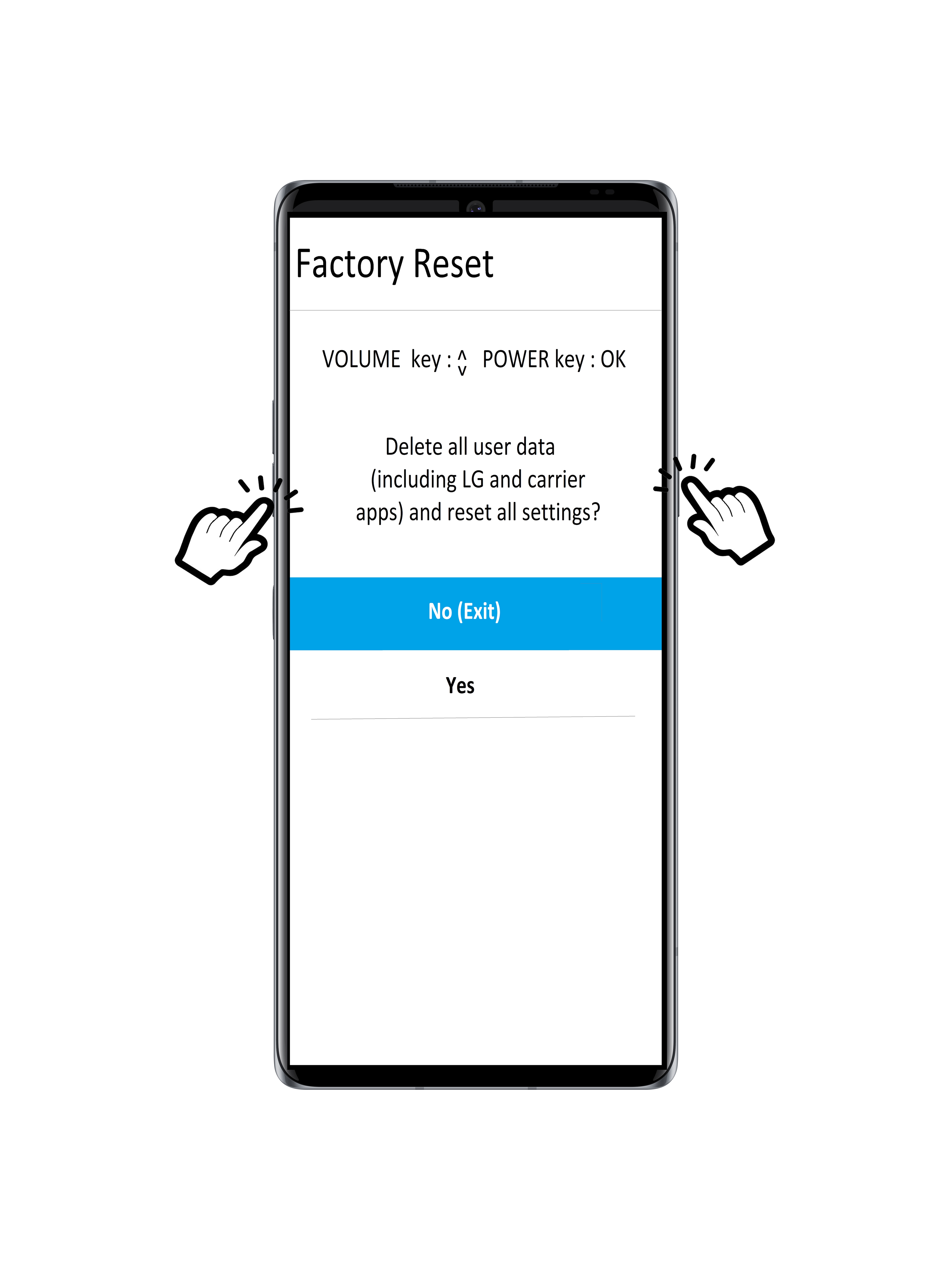 Factory reset