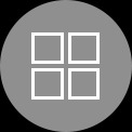 Muestra el logotipo de Windows11 y la imagen de fondo.