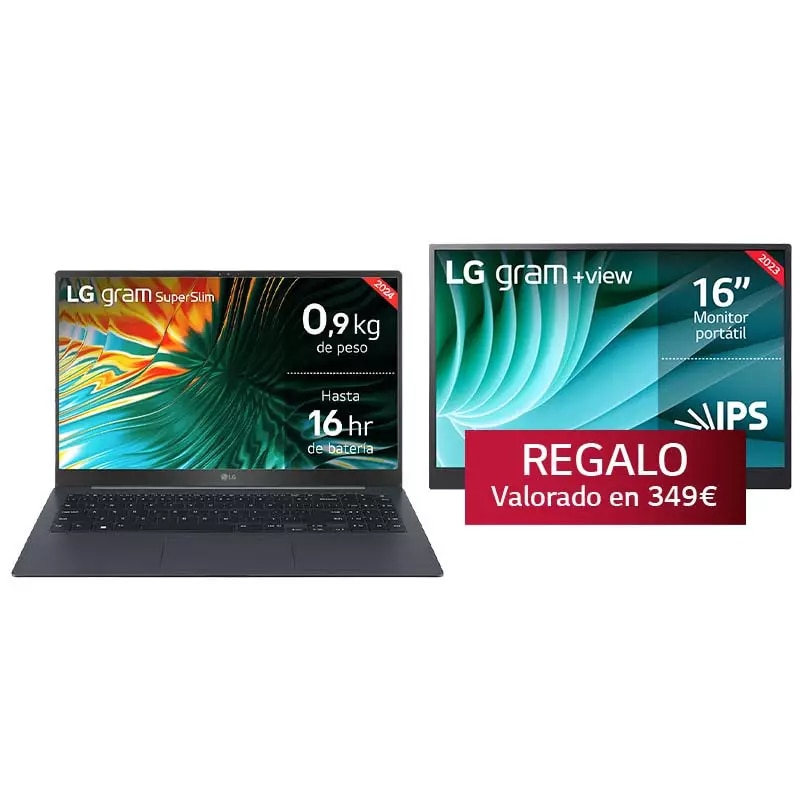 LG Superslim 15Z90ST/ Windows 11 Home/ Intel® Core™ Ultra 7/ 16GB/ 512GB SSD/ 990g/ 16h, 15Z90ST-G.AD75Z