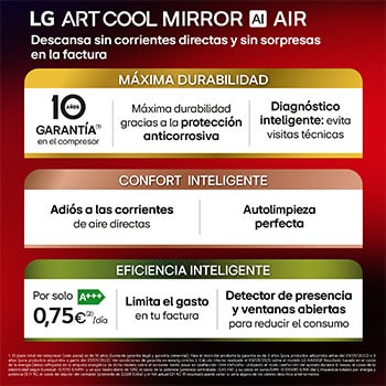 LG art cool mirror AI AIR