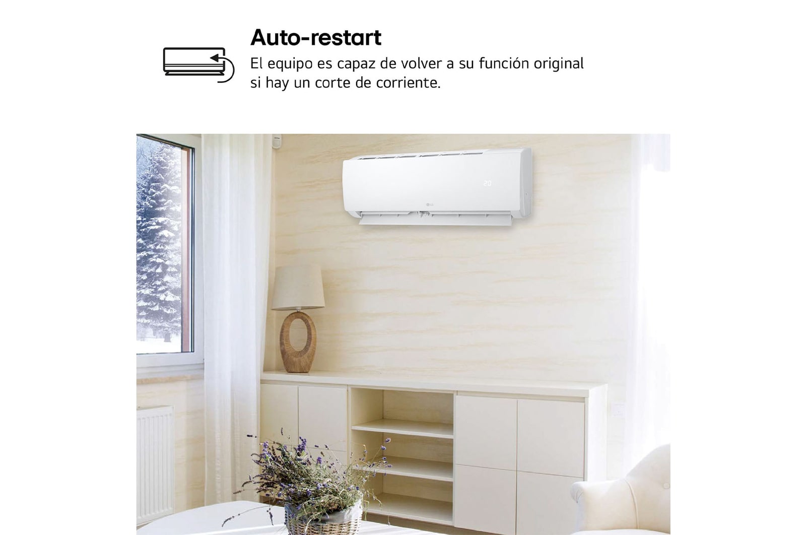 LG BASE 12: Aire Acondicionado A++/A+++, Autolimpieza, Filtro Dual, 22 dB , LGBASE12.SET