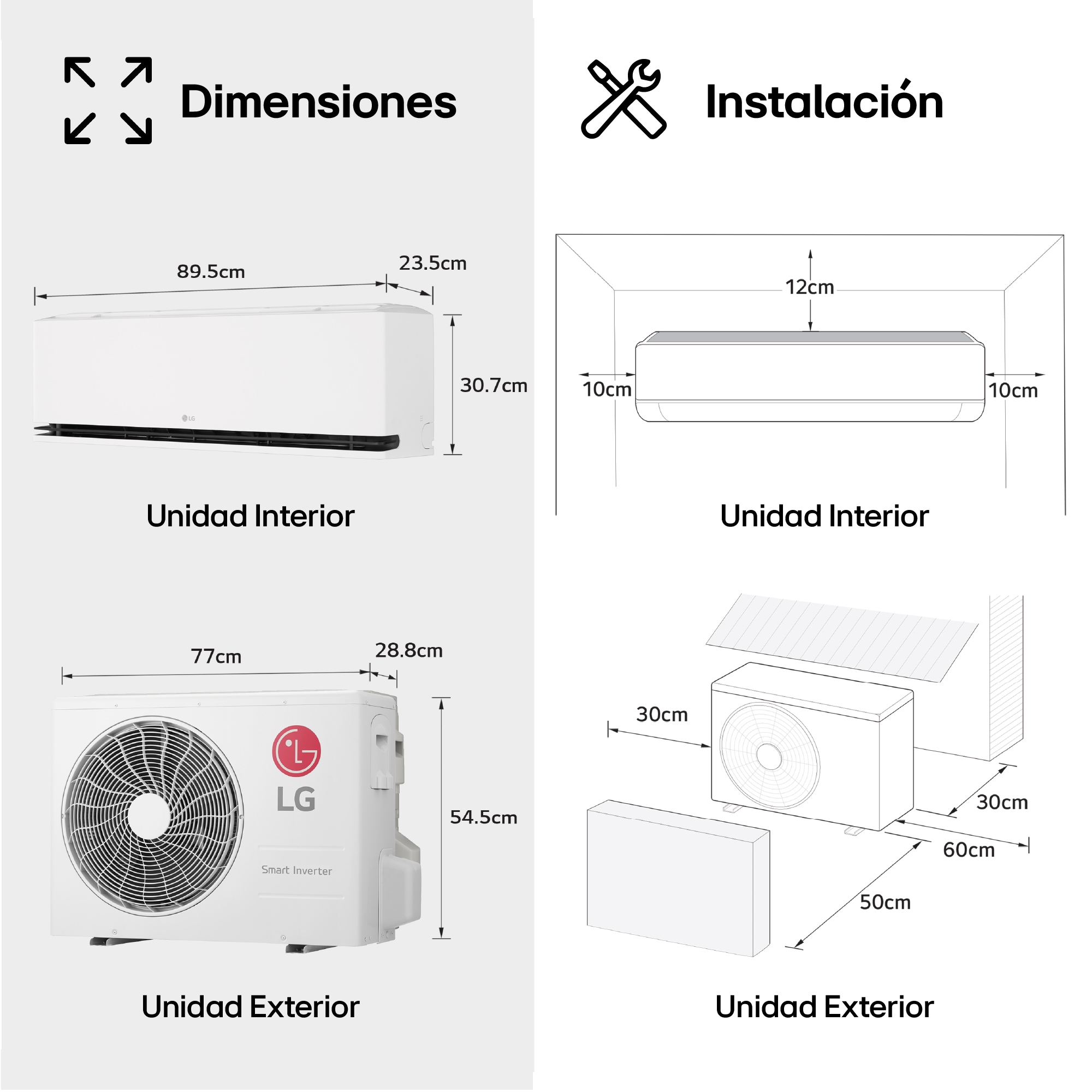 LG Outlet Aire Acondicionado 1x1 LG DUALCOOL AI Air L con bomba de calor, MAGNA09LX.OUTLET