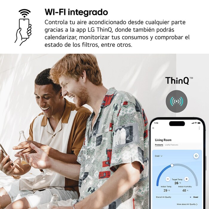 LG Outlet Aire Acondicionado 1x1 LG DUALCOOL AI Air L con bomba de calor, MAGNA09LX.OUTLET
