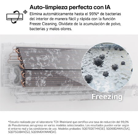 LG Aire Acondicionado 1x1 LG DUALCOOL AI Air L con bomba de calor, MAGNA09LX.SET