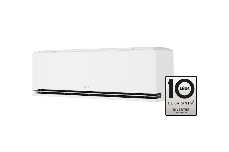 Front view of the LG 18000 BTU DUALCOOL AI Air Single Split Air Conditioner with heat pump  H18S1DA.NS1