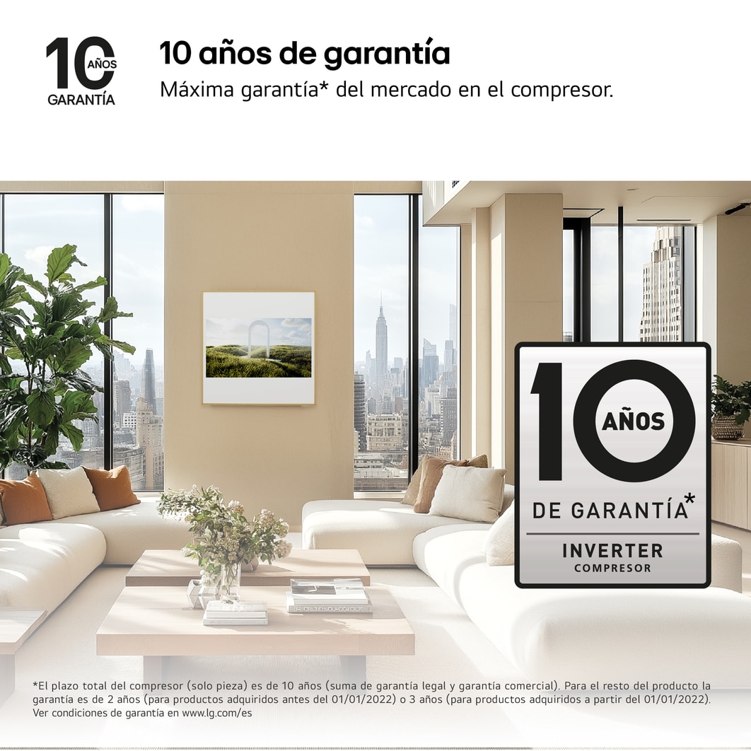 LG ARTCOOL GALLERY LCD Aire Acondicionado 1x1 con bomba de calor, GALLERY09TV2.SET