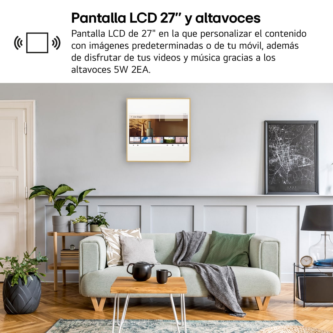 LG ARTCOOL GALLERY LCD Aire Acondicionado 1x1 con bomba de calor, GALLERY09TV2.SET