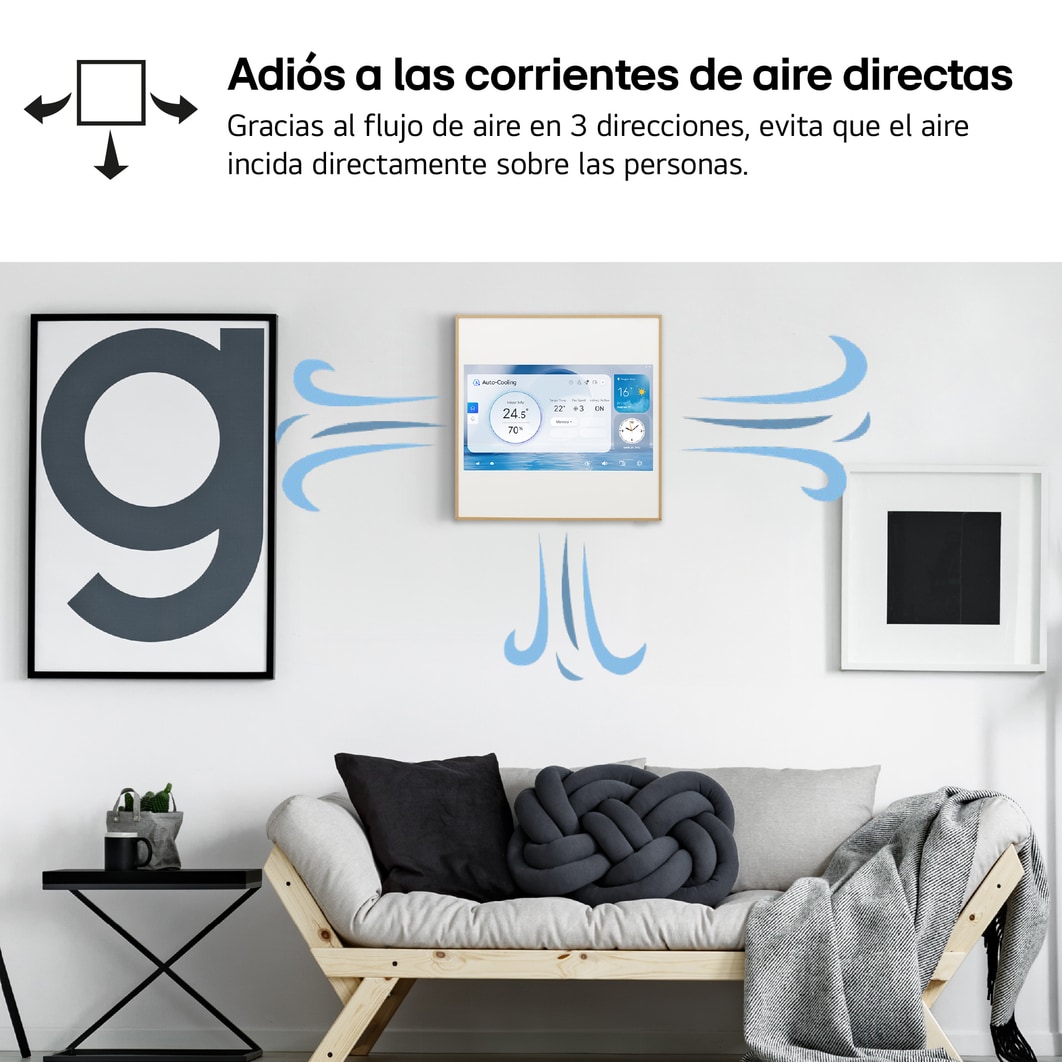 LG ARTCOOL GALLERY LCD Aire Acondicionado 1x1 con bomba de calor, GALLERY09TV2.SET