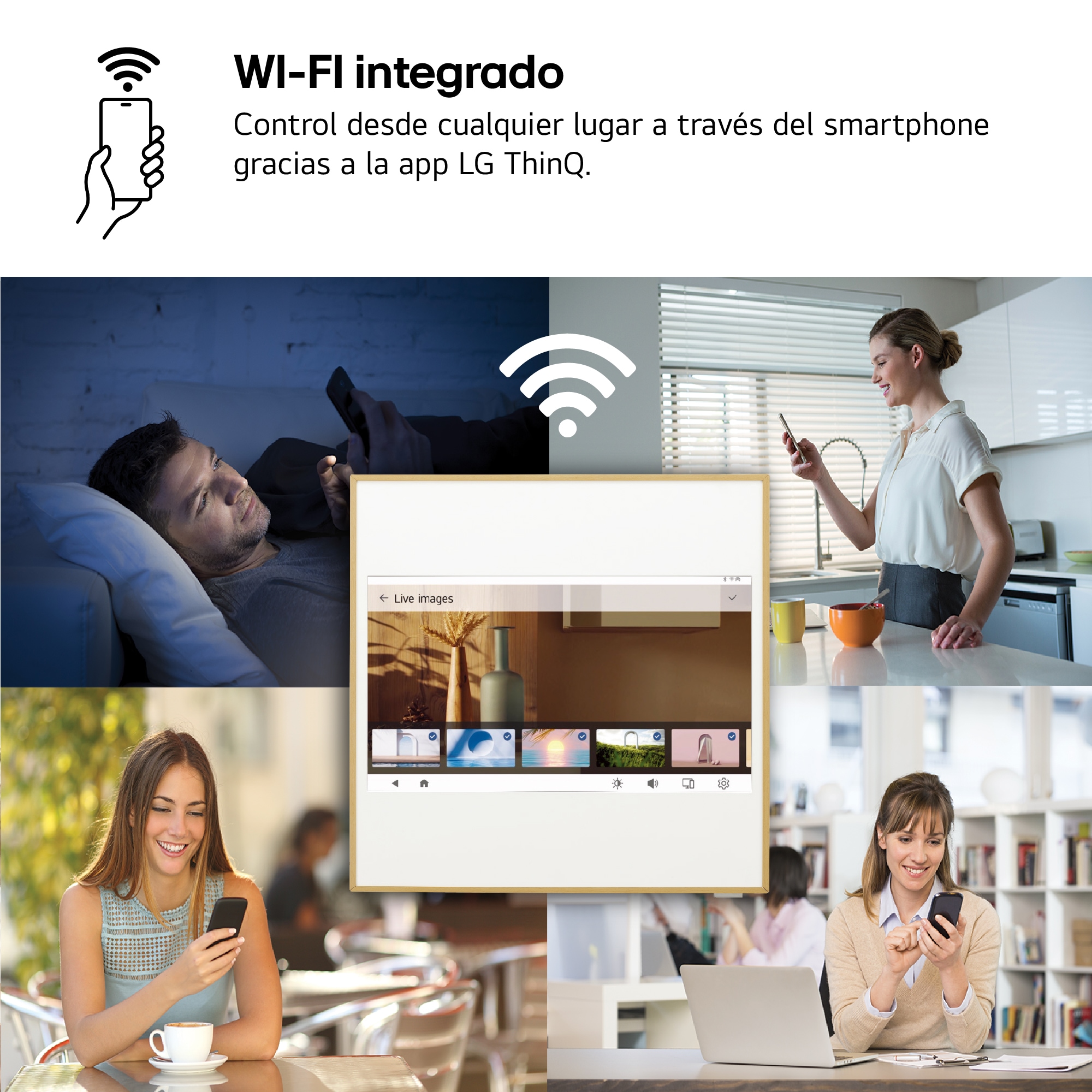 LG ARTCOOL GALLERY LCD Aire Acondicionado 1x1 con bomba de calor, GALLERY09TV2.SET