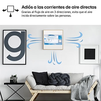 LG ARTCOOL GALLERY LCD Aire Acondicionado 1x1 con bomba de calor, GALLERY09TV2.SET