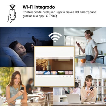 LG ARTCOOL GALLERY LCD Aire Acondicionado 1x1 con bomba de calor, GALLERY09TV2.SET