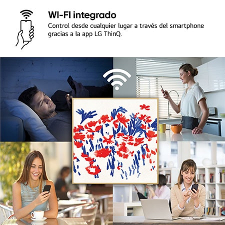 LG  ARTCOOL GALLERY PHOTO Aire Acondicionado 1x1 con bomba de calor , GALLERY12PH2.SET