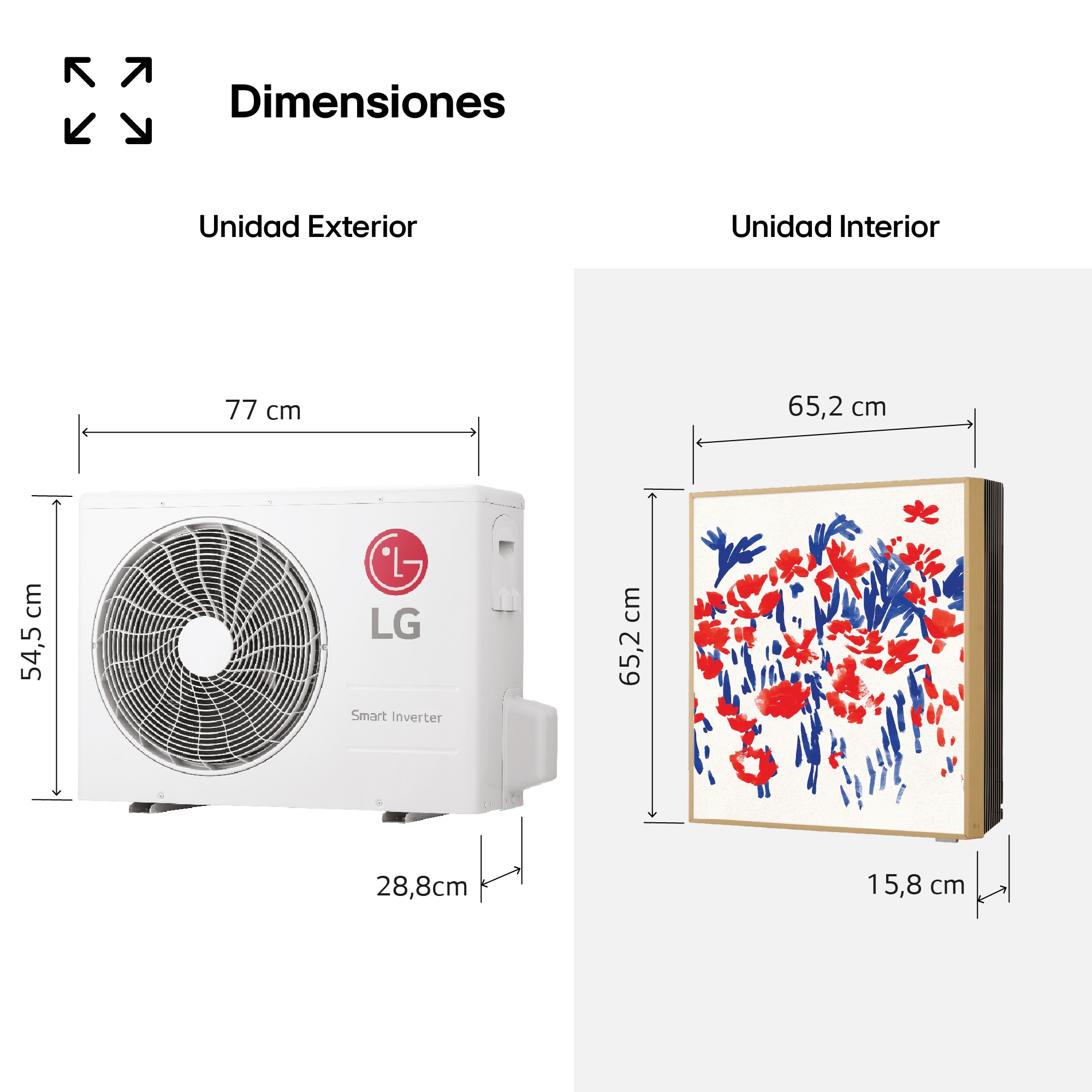 LG  ARTCOOL GALLERY PHOTO Aire Acondicionado 1x1 con bomba de calor , GALLERY12PH2.SET