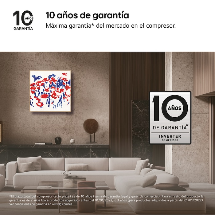 LG  ARTCOOL GALLERY PHOTO Aire Acondicionado 1x1 con bomba de calor , GALLERY12PH2.SET