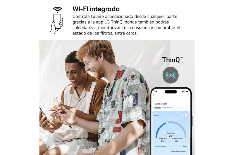 Telecomando per condizionatore LG con display e pulsanti