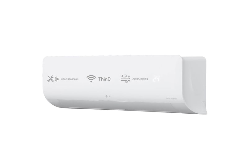 Vista frontal de LG BASE Z, Aire acondicionado 5977 frigorías con Bomba de Calor LGBASEZ24.SET