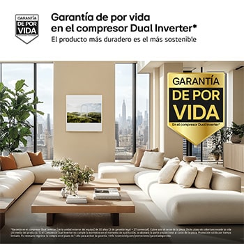 LG ARTCOOL GALLERY LCD , Aire acondicionado 9000 BTU con Garantía de por vida, GALLERY09TV2.SET