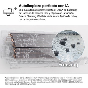 LG ARTCOOL GALLERY LCD , Aire acondicionado 9000 BTU con Garantía de por vida, GALLERY09TV2.SET