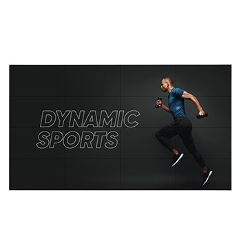 Vista frontal de 49'' 500 nits FHD Slim Bezel Video Wall 49VL5PJ-A