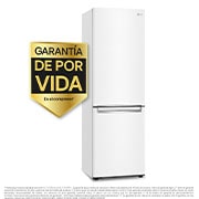 LG Frigorífico Combi DoorCooling+™ 1,86m, Clasificación D, capacidad de 374l, Blanco, serie P-600, GBP61SWPGN