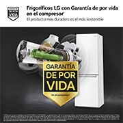 LG Frigorífico Combi DoorCooling+™ 1,86m, Clasificación D, capacidad de 374l, Blanco, serie P-600, GBP61SWPGN