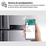 LG Frigorífico Combi DoorCooling+™ 1,86m, Clasificación D, capacidad de 374l, Blanco, serie P-600, GBP61SWPGN