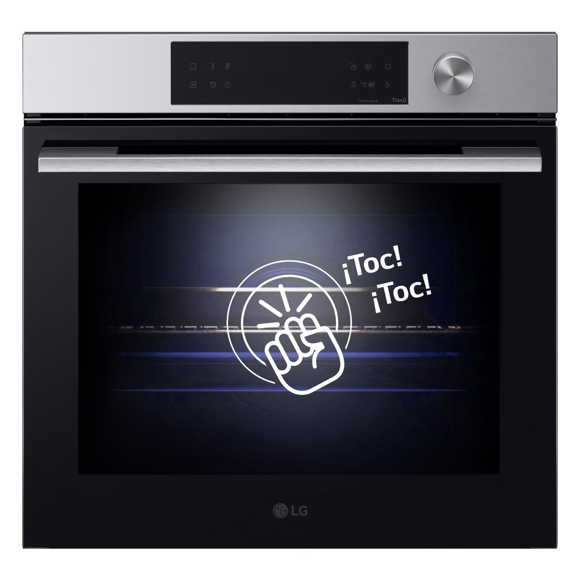 LG Oferta set: Horno LG Instaview 76 litros A+ Freidora de Aire y Placa de indución 59cm Flex + zona 28 cm, WSED7612S.CBIZ2