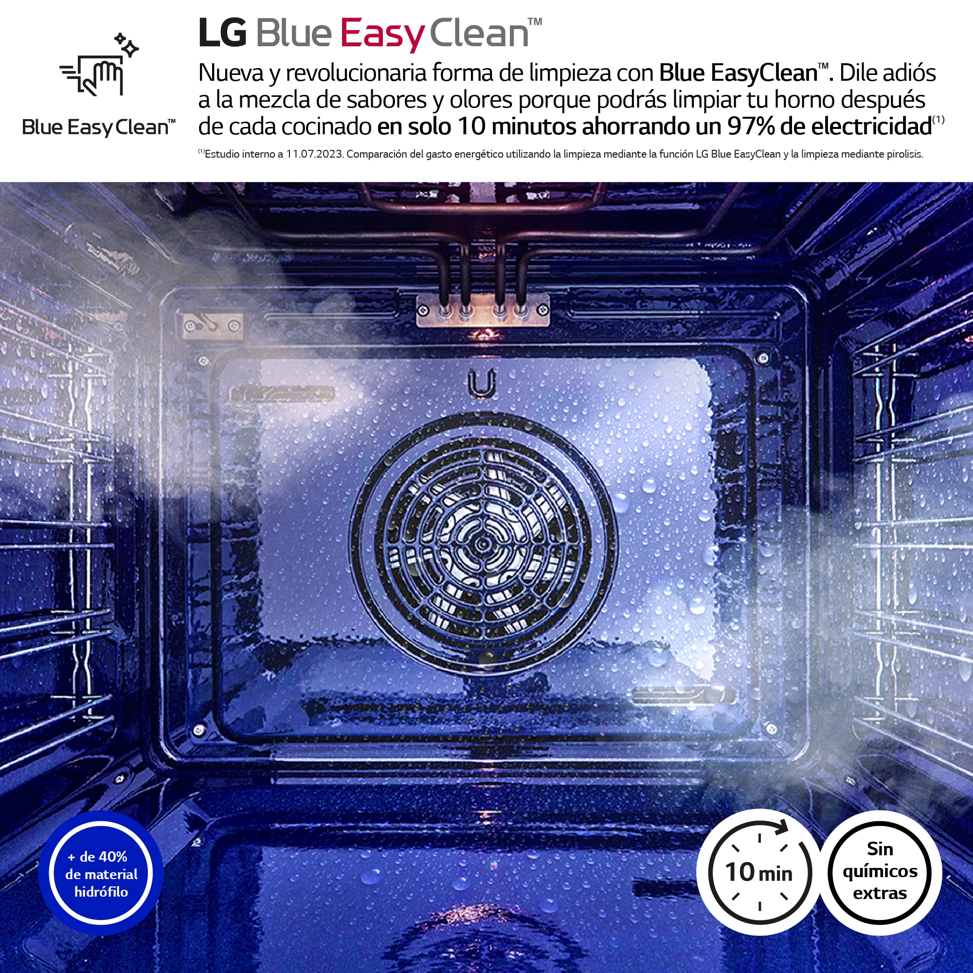 LG Oferta set: Horno LG Instaview 76 litros A+ Freidora de Aire y Placa de indución 59cm Flex + zona 28 cm, WSED7612S.CBIZ2