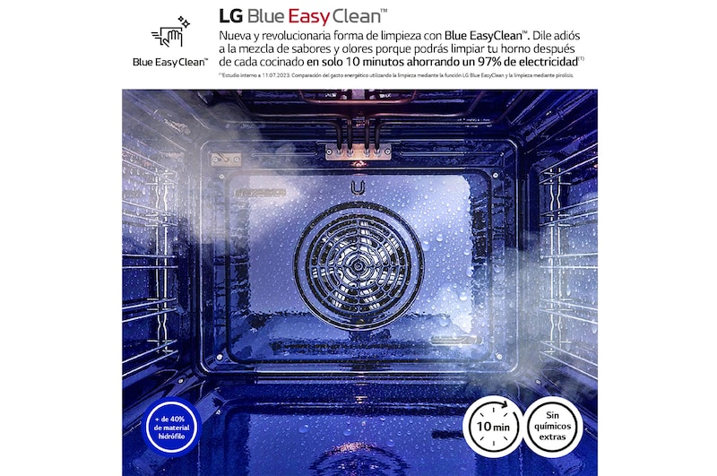 LG Horno LG Instaview 76 litros A+ Freidora de Aire, WSED7612S