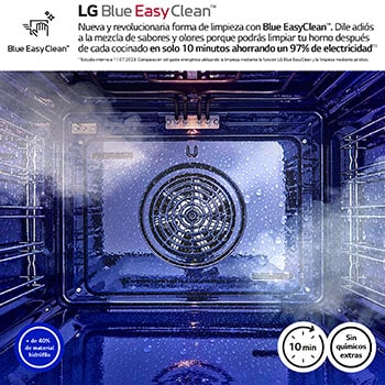 LG Horno LG Instaview 76 litros A+ Freidora de Aire, WSED7612S