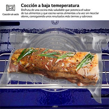 LG Horno LG Instaview 76 litros A+ Freidora de Aire, WSED7612S