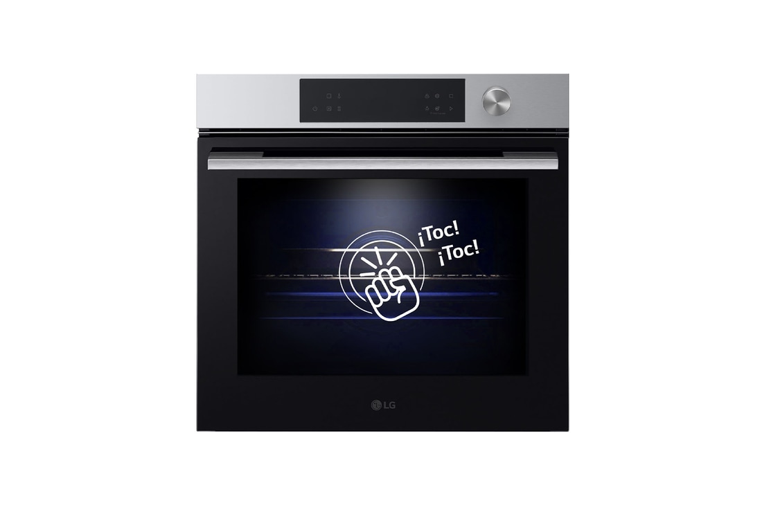 LG Horno Pirolítico Instaview  76L A+ con sistema de limpieza Blue EasyClean, guías, acero inoxidable, WSED7613S