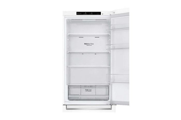 LG Frigorífico Combi LG GBP31SWLZN, 1,86m, E, capacidad de 374l, Blanco, serie 3, GBP31SWLZN