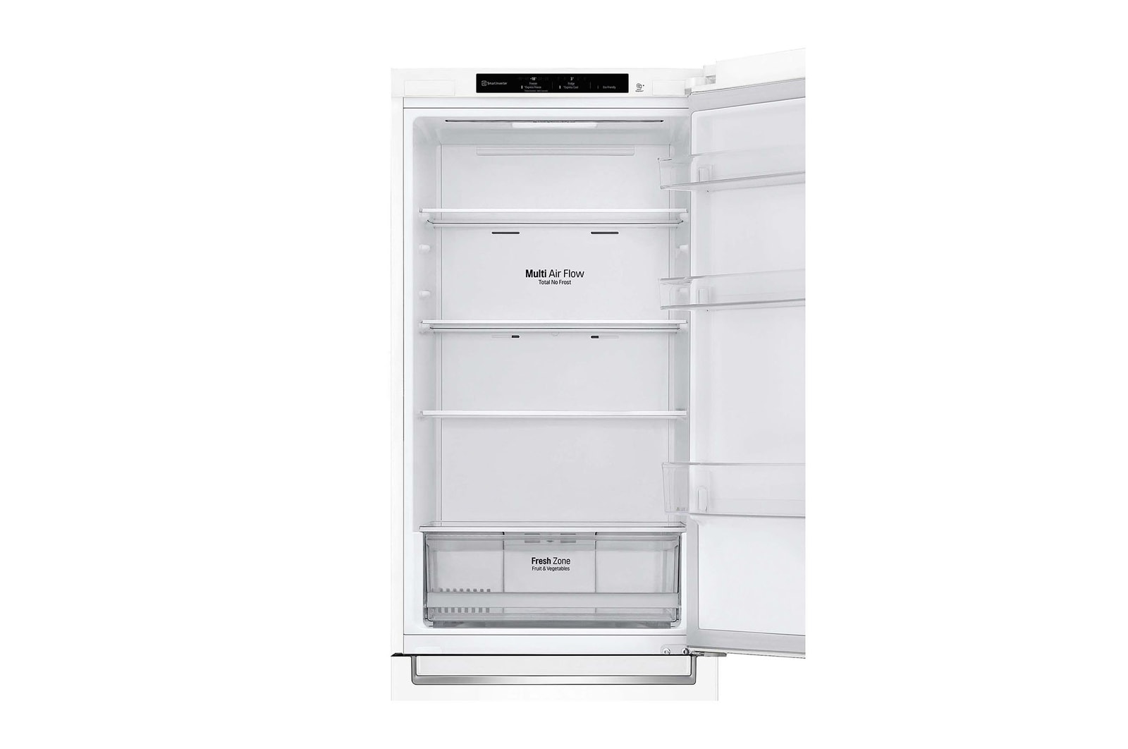 LG Frigorífico Combi LG GBP31SWLZN, 1,86m, E, capacidad de 374l, Blanco, serie 3, GBP31SWLZN