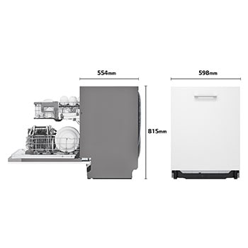 LG Lavavajillas Integrable LG QuadWash™, clasificación D,, DB242TX