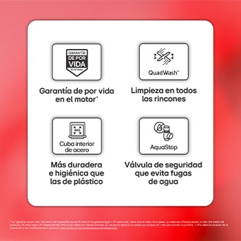 LG Lavavajillas Integrable LG QuadWash™, clasificación D,, DB242TX